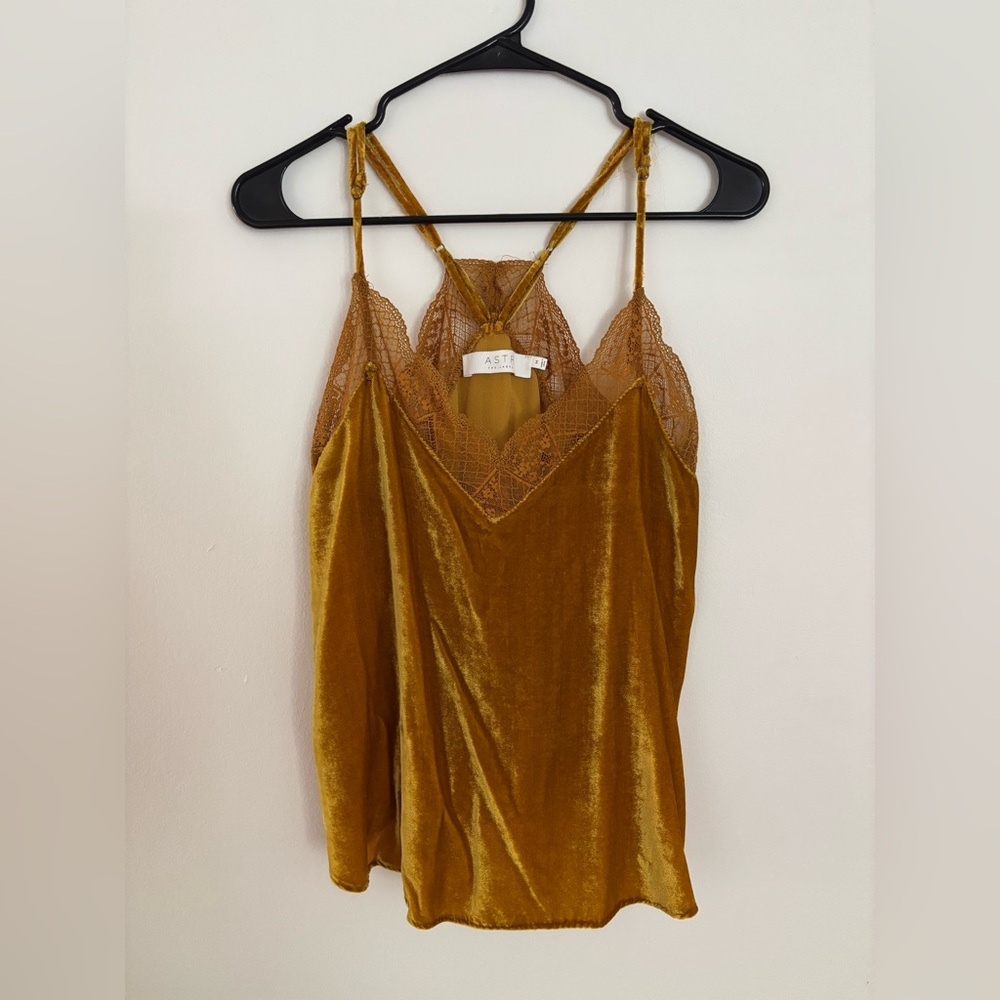 ASTR the Label Velvet Tank Top